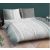 Menta - szürke elegáns mintás hosszú ágynemű huzat szett - 140x220 cm 