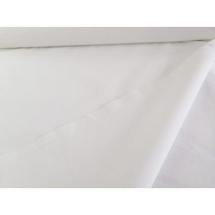 II.osztályú fehér színű pamutvászon textil - 160 cm 