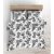 Krepp 3 részes ágynemű huzat garnitúra - 140x200 cm /szürke modern geometriai mintás