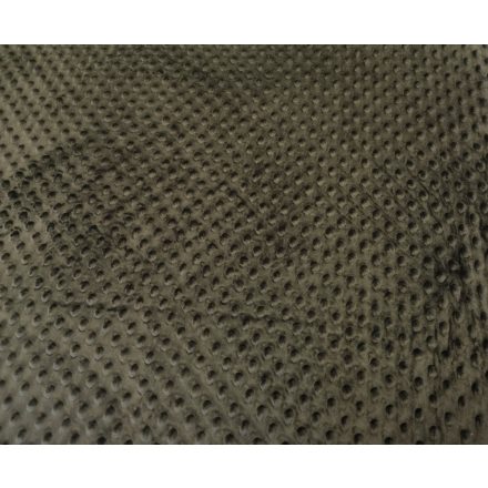 Minky textil - méteráru 160 cm széles - földbarna -  350 gr/m2