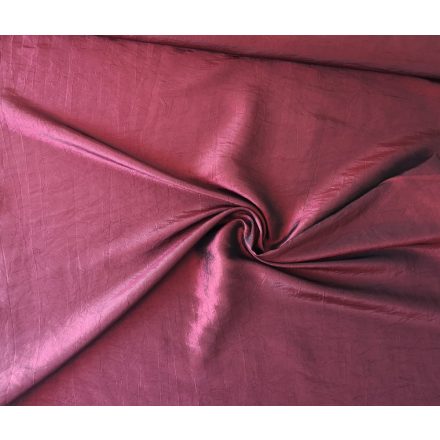 Bordó műszál selyem textil - 145 cm széles