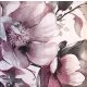 Textil szalvéta - 30x30cm / Mályva színű Virág mintás