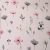 Textil szalvéta - 30x30 cm - apró rózsaszín virág mintás