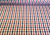 Kockás rugalmas pamut jersey textil - 160x55 cm