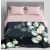 Kétoldalas steppelt ágytakaró rózsaszál motívummal 220x240 cm - párnahuzat nélkül