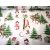 Karácsonyi pamutvászon - 160 cm / fehér alapon Mikulás - hóember - hógömb  mintás