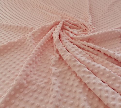 Minky textil - méteráru 160 cm széles - barack II  np 340 gr/m2