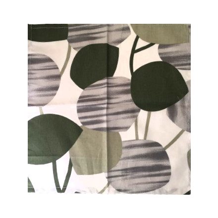 Textil szalvéta - 30x30 cm - zöld leveles
