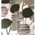Textil szalvéta - 30x30 cm - zöld leveles