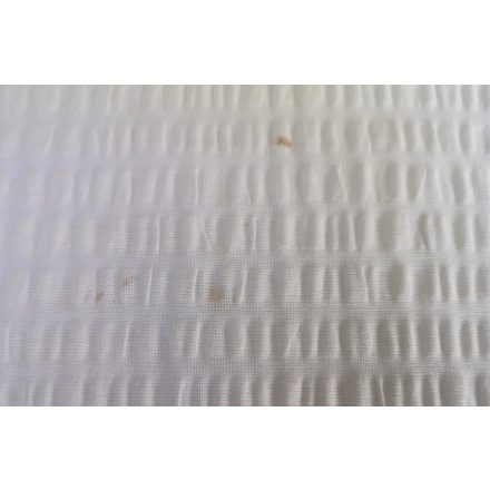 Fehér krepp textil HIBÁS - 160 cm