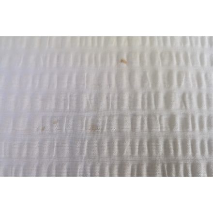 Fehér krepp textil HIBÁS - 160 cm