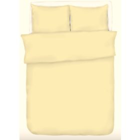 "Nívó" Krepp 3 részes ágynemű huzat szett 140x200 cm - egyszínű krém