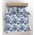 Kék pitypang mintás 3 részes pamut ágynemű garnitúra kispárnahuzattal - 140x200 cm