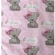 Textil szalvéta gyermekeknek - rózsaszín koala macis - 30x30 cm