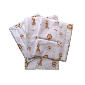   Maradék pamutvászon textil csomag vidám állatos mintákkal