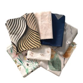   Kreatív textil csomag sokféle színnel és mintával  kb. 2 kg/csomag