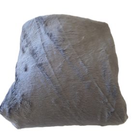 Minky sima felületű maradék anyag sötét szürke színű 160 cm x 50 cm