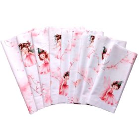 Virágtündér mintás / pamutvászon textil csomag