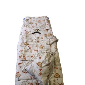 Ovis ágynemű garnitúra 4részes elefánt erdei állatokkal mintával