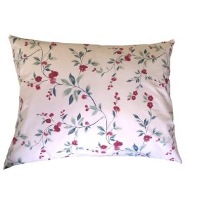 Pamut párna huzat 70x90 cm / apró pink virág mintával