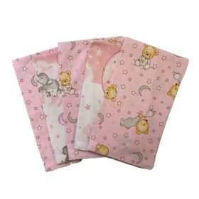   Kispárna huzat csomag/pamut/ rózsaszín kislányos mintákkal