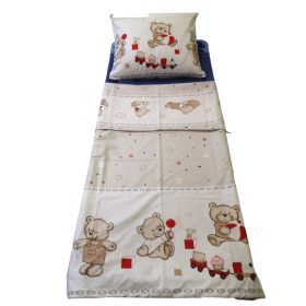   Ágynemű huzat 2részes maci játékokkal mintás- 90x130 cm