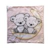 Környezetbarát Újraszalvéta /édes macik holdon mintás  - 28x28cm 