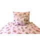 Ágynemű huzat szett rózsaszín zsiráf bébi mintával 140x200cm