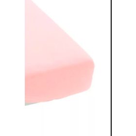   Gumis lepedő pamutvászon alapanyagból 90x200cm világos rózsaszín színben