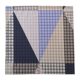 Textil szalvéta - 40x40 cm kék-szürke kockás mintával