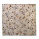 Textilszalvéta szürke-barna leveles mintával 40x40cm