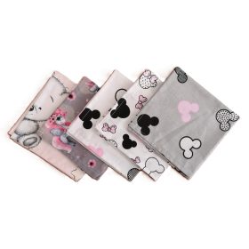 Textil Szalvéta csomag - 5db-os cuki kislány mintákkal