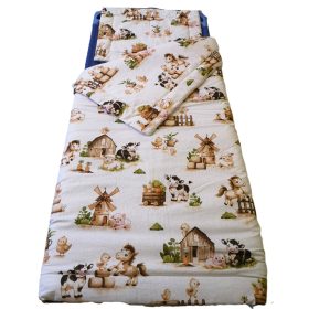 Ovis ágynemű garnitúra 90x130cm lovak-bocik mitnával