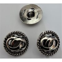 Fém gomb - farmergomb - fém kapocs