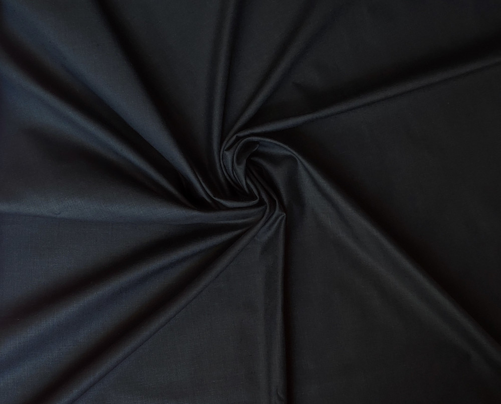 Pamutvászon textil Fekete Színű - 160 x 90 cm 