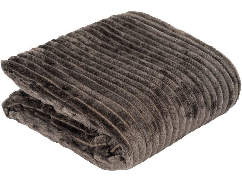 Mikroszálas pléd - takaró 150x200 cm - sötétszürke