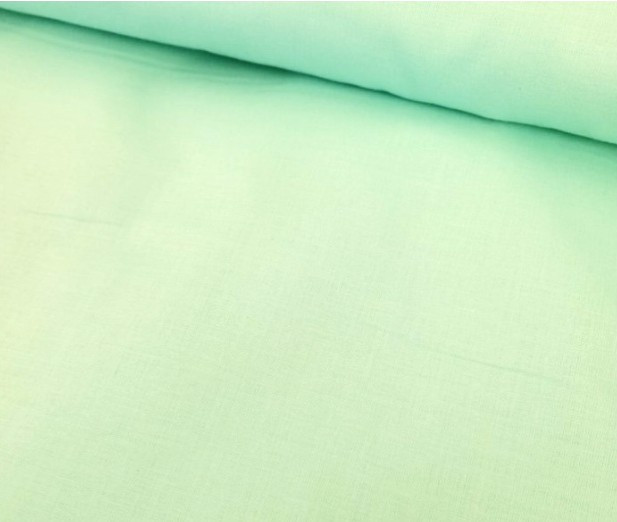Image of Pamutvászon textil - 160 cm / halvány menta