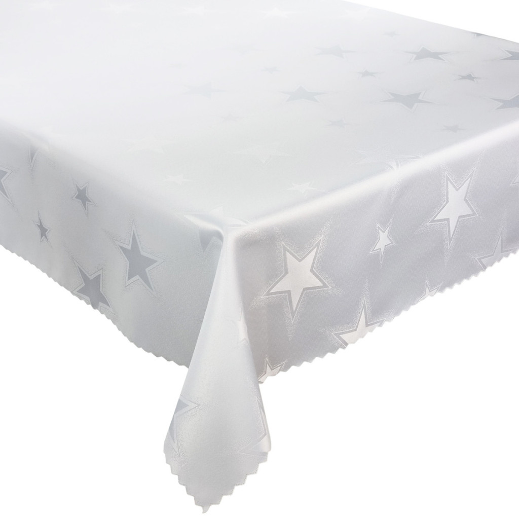 Image of Foltálló karácsonyi terítő csillag mintával - 140x220 cm