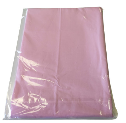 Hagyományos pamutvászon lepedő 150x220 cm - rózsaszín