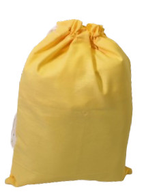 30x30 cm textil zsák - sárga 