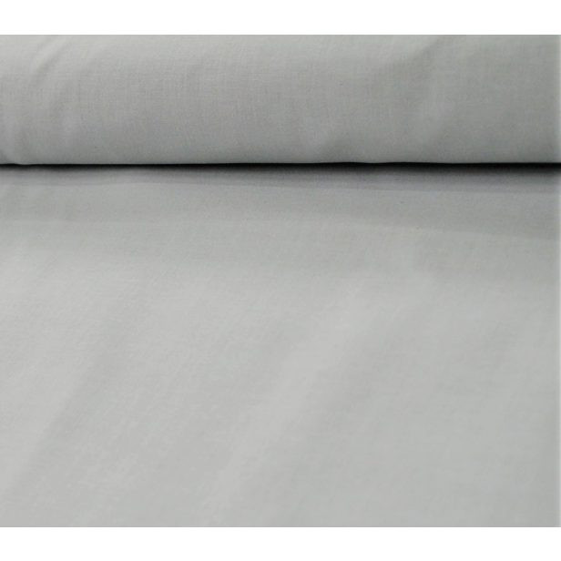 Halványszürke pamutvászon textil - 160 cm 