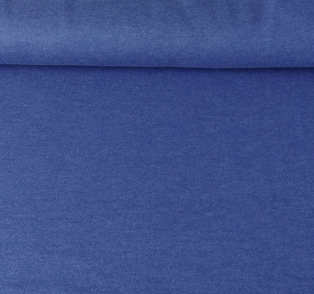 Kék melange futter - szabadidő anyag - 170 cm
