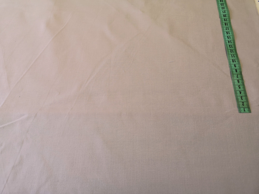 Világosszürke pamutvászon textil - 160 cm - HIBÁS