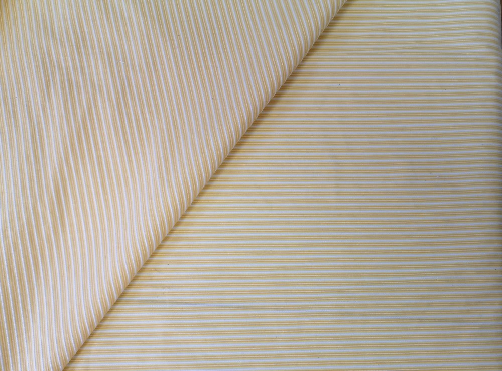 Sárga csíkos elasztikus textil - 160 cm 
