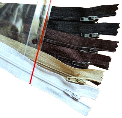 Image of 16 cm -es RT0 zárt spirál cipzár 6 db -os Változatos Színű csomag